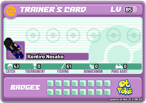 Kontiro Nosako Card otPokemon.com