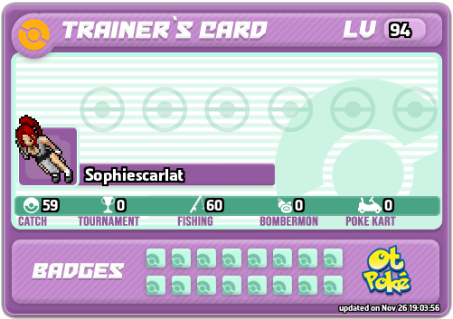 Sophiescarlat Card otPokemon.com