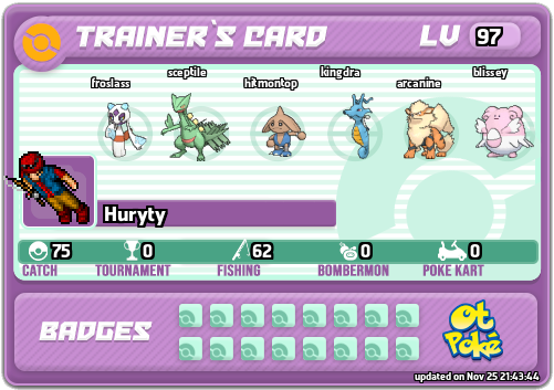 Huryty Card otPokemon.com