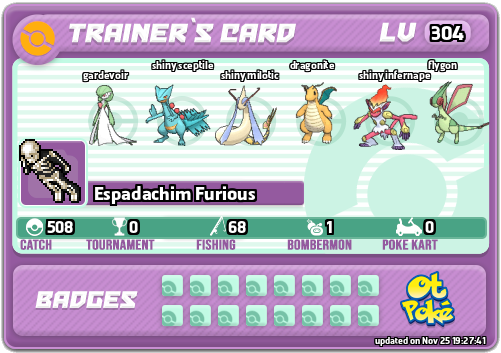 Espadachim Furious Card otPokemon.com