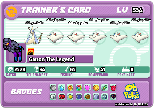 Ganon The Legend Card otPokemon.com