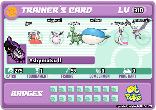 Yshymatsu II Card otPokemon.com