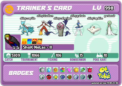 ShoK NeLas - II Card otPokemon.com