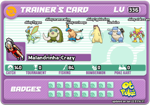 Malandrinha-Crazy Card otPokemon.com