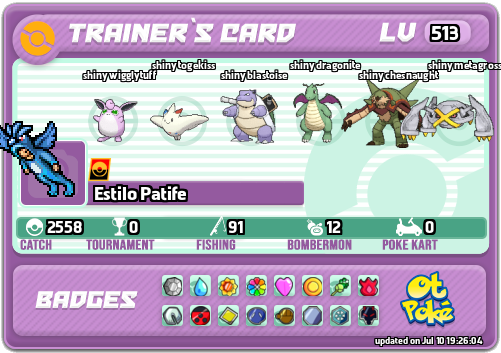 Estilo Patife Card otPokemon.com