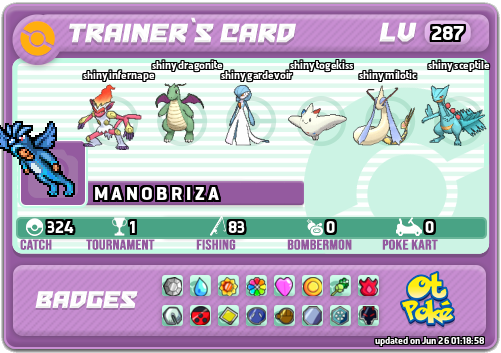 M A N O B R I Z A Card otPokemon.com