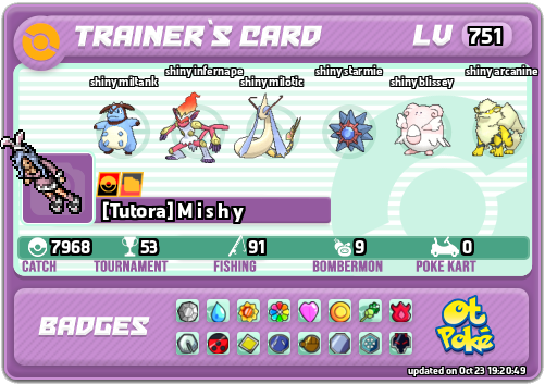 [Tutora] M i s h y Card otPokemon.com