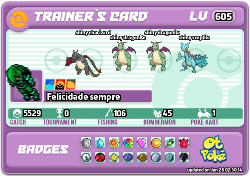 Felicidade sempre Card otPokemon.com