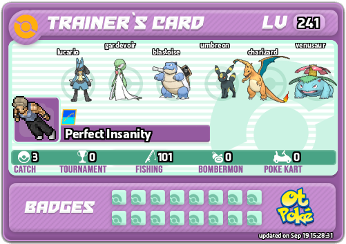 Perfect Insanity Card otPokemon.com