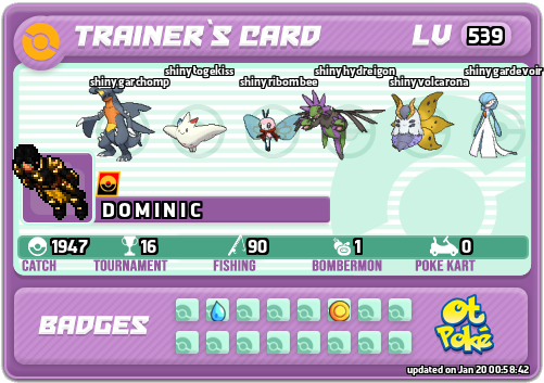 D O M I N I C Card otPokemon.com