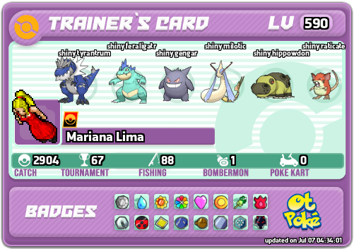 Mariana Lima Card otPokemon.com