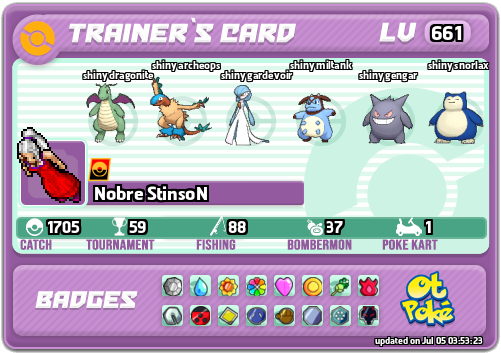 Nobre StinsoN Card otPokemon.com