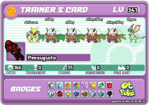 Peeaugusto Card otPokemon.com