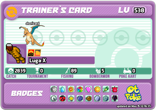 Luga X Card otPokemon.com