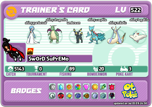 SwOrD SuPrEMo Card otPokemon.com