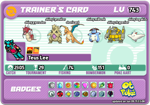 Teus Lee Card otPokemon.com