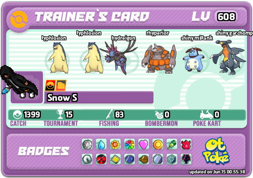 Snow S Card otPokemon.com