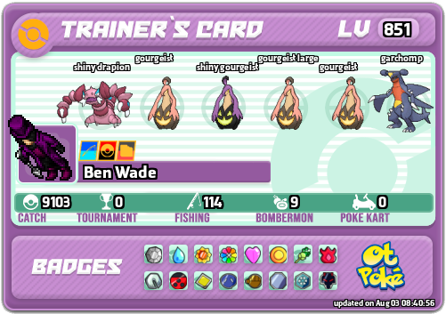 Ben Wade Card otPokemon.com
