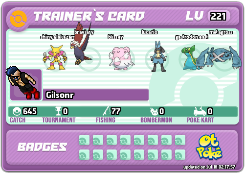 Gilsonr Card otPokemon.com