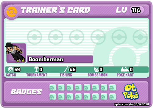 Boomberman Card otPokemon.com