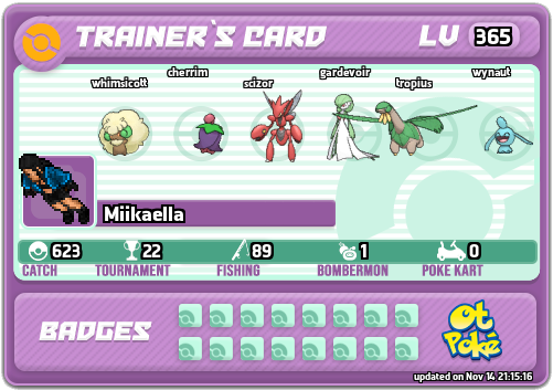 Miikaella Card otPokemon.com