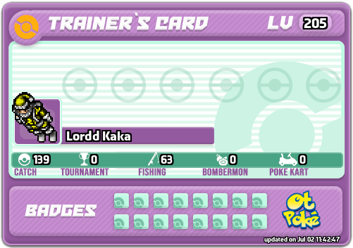 Lordd Kaka Card otPokemon.com