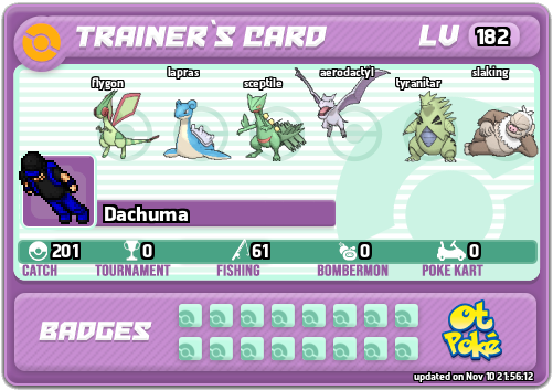 Dachuma Card otPokemon.com