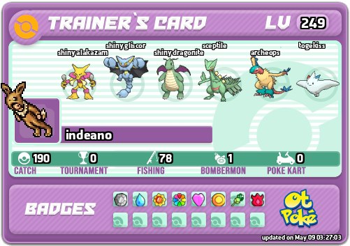 indeano Card otPokemon.com