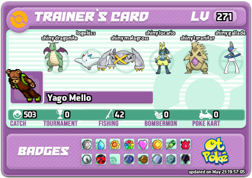 Yago Mello Card otPokemon.com