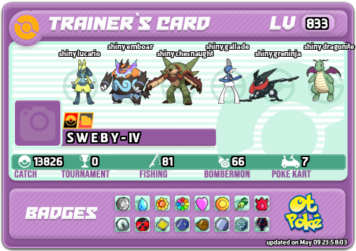 S W E B Y - IV Card otPokemon.com