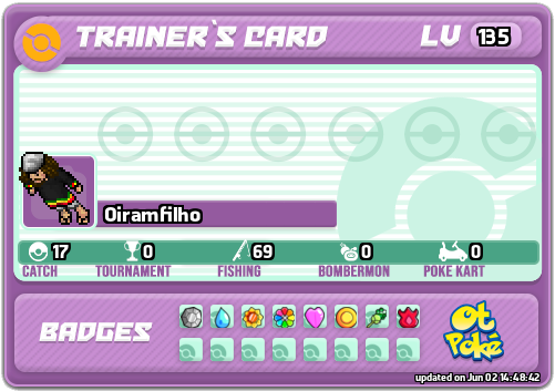 Oiramfilho Card otPokemon.com