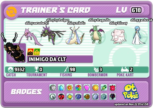 INIMIGO DA CLT Card otPokemon.com