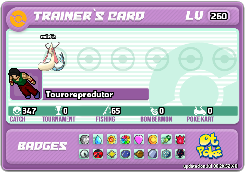 Touroreprodutor Card otPokemon.com