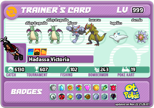 Hadassa Victoria Card otPokemon.com