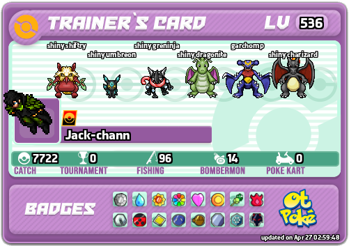Jack-chann Card otPokemon.com