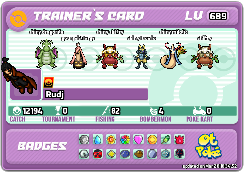 Rudj Card otPokemon.com