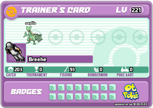 Breehe Card otPokemon.com