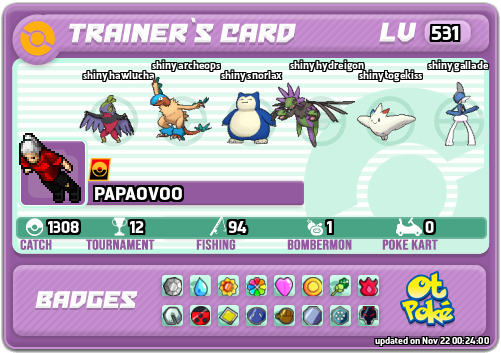 PAPAOVOO Card otPokemon.com