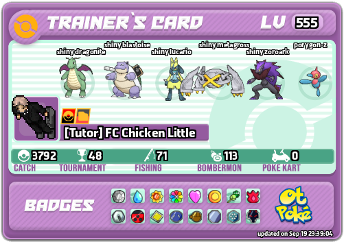 [Tutor] FC Chicken Little Card otPokemon.com