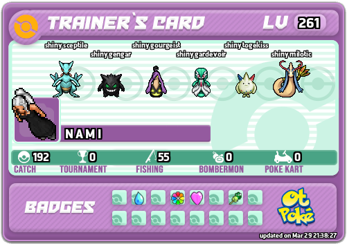 N A M I Card otPokemon.com