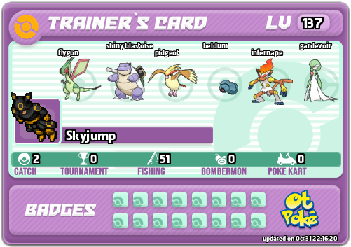 Skyjump Card otPokemon.com