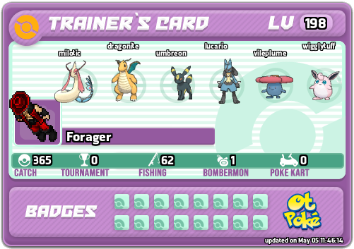 Forager Card otPokemon.com