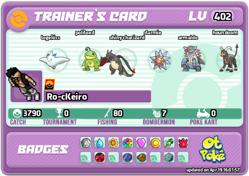 Ro-cKeiro Card otPokemon.com