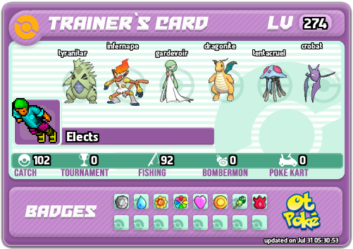Elects Card otPokemon.com