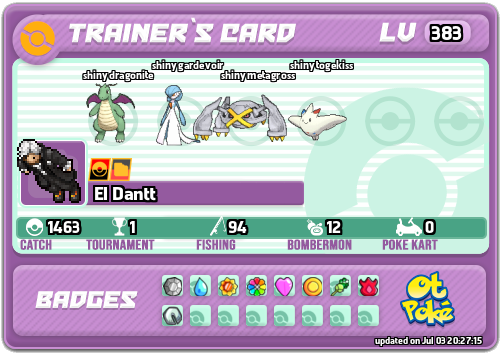 El Dantt Card otPokemon.com