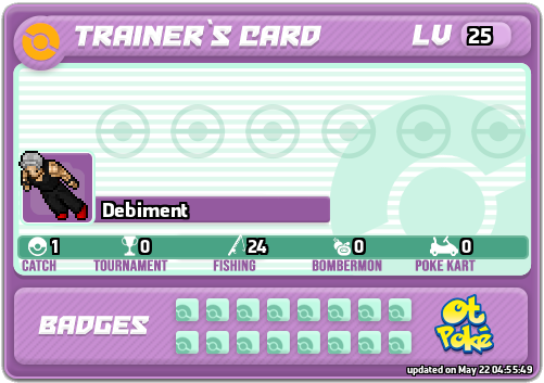 Debiment Card otPokemon.com