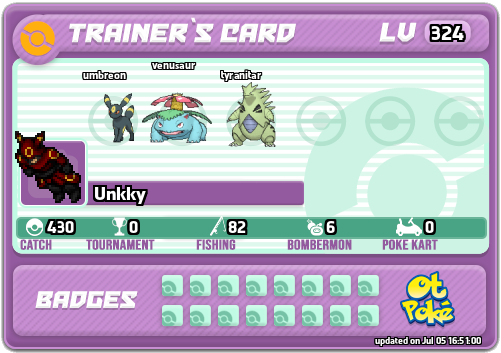 Unkky Card otPokemon.com