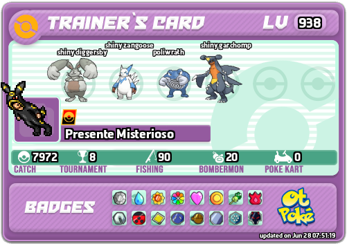 Presente Misterioso Card otPokemon.com