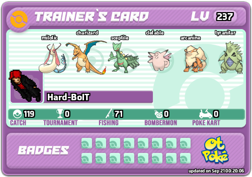 Hard-BolT Card otPokemon.com