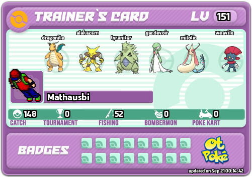 Mathausbi Card otPokemon.com